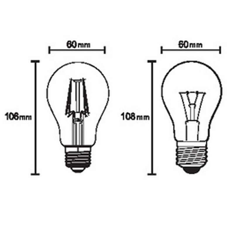 BOX 10PZ Lampadina sfera opalina 12w Led E27 dimmer - immagine 4