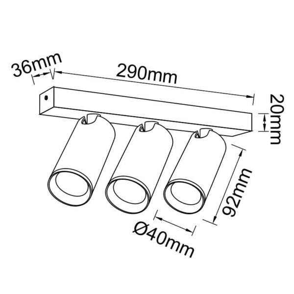 Applique led Nazare' GU10 - immagine 11