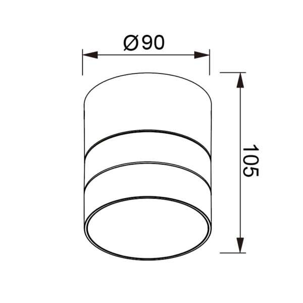 Applique Plafoniera SALER IP65 - immagine 4