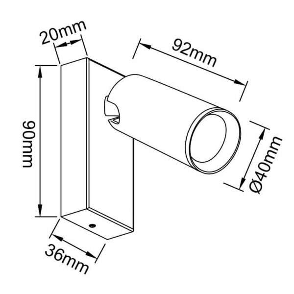 Applique led Nazare' GU10 - immagine 9