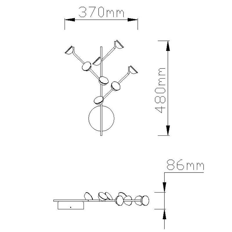 Applique Led 24w 3000k ADN - immagine 2