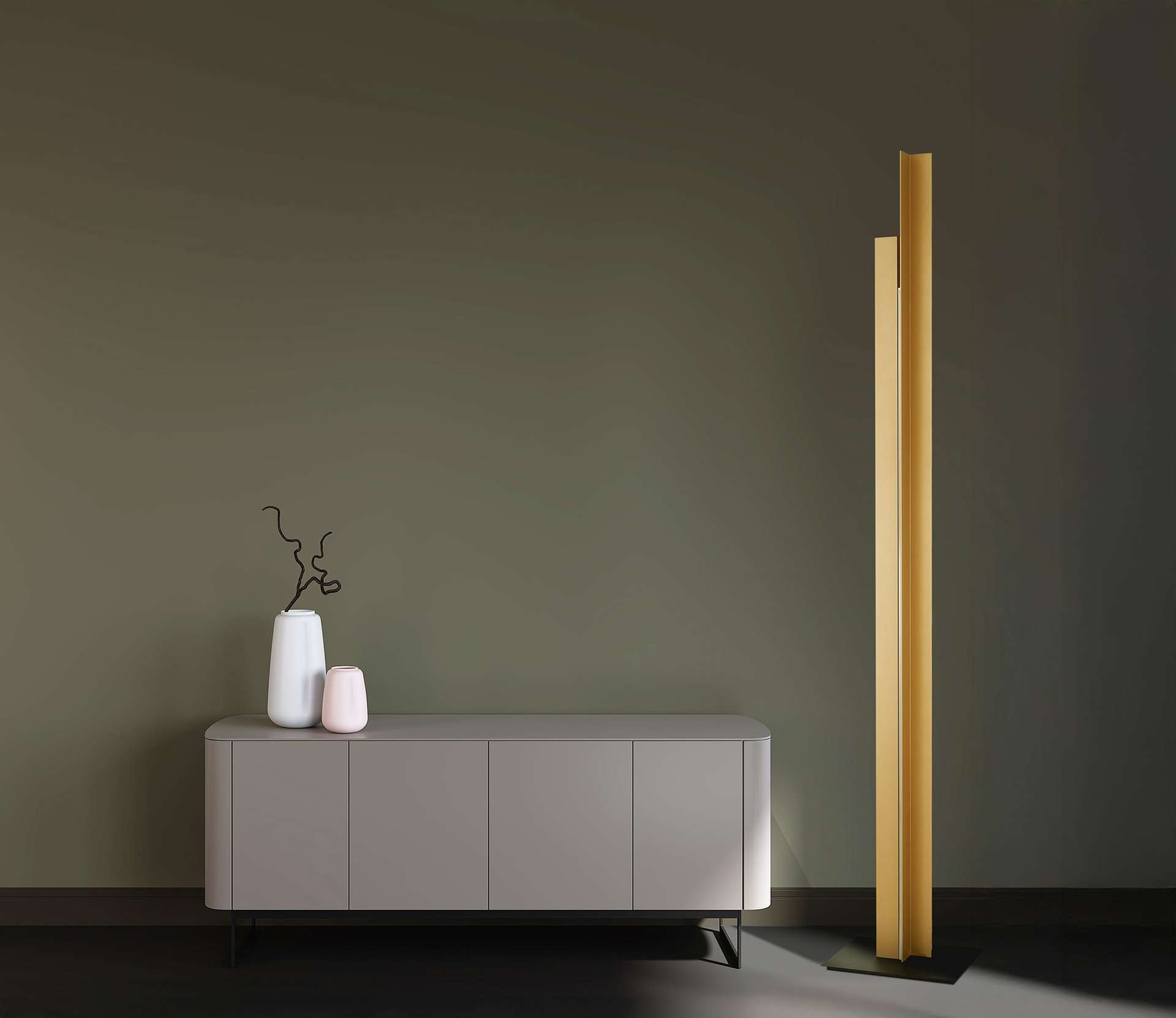 Lampada da terra MANHATTAN led CCT 48W - immagine 2
