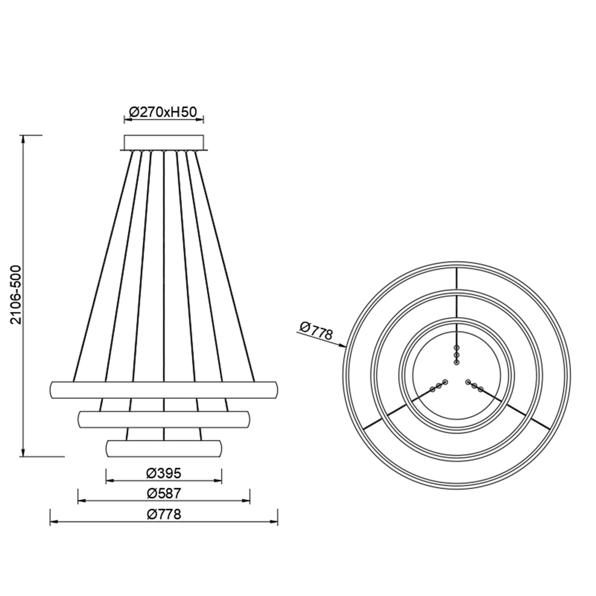 Sospensione led FLATS - immagine 9