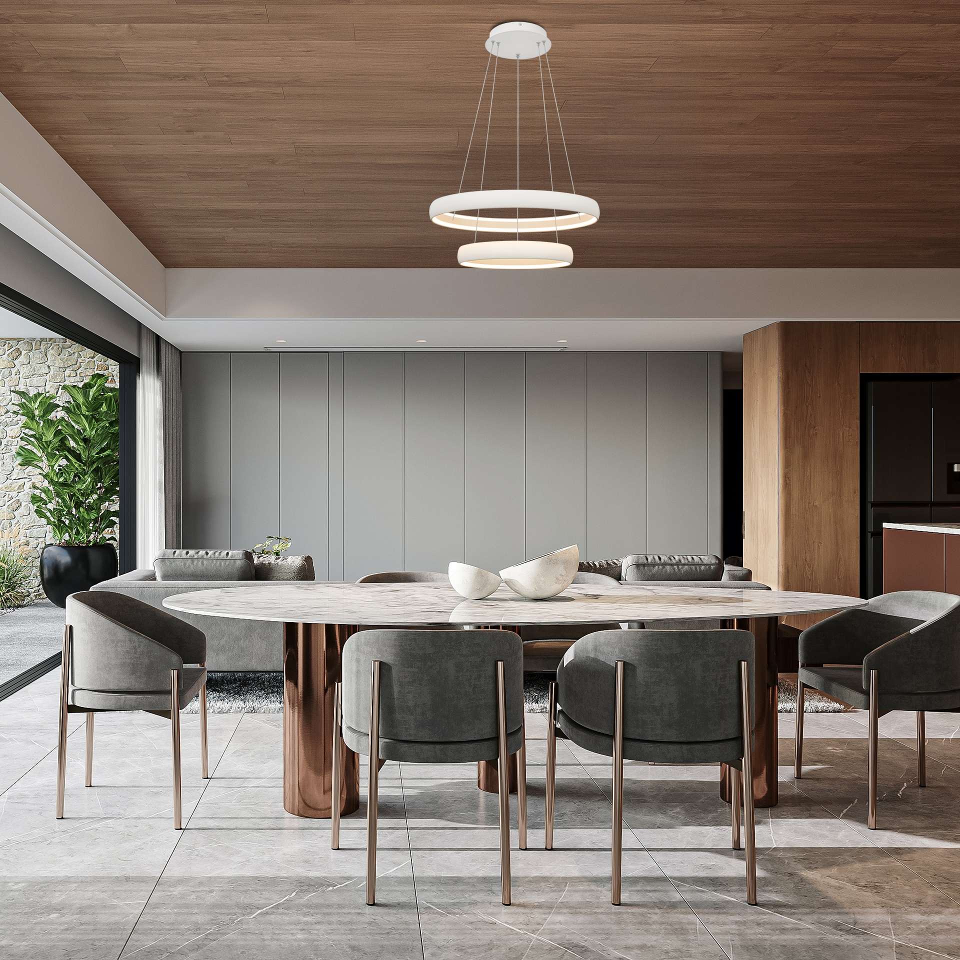 Sospensione led FLATS - immagine 3