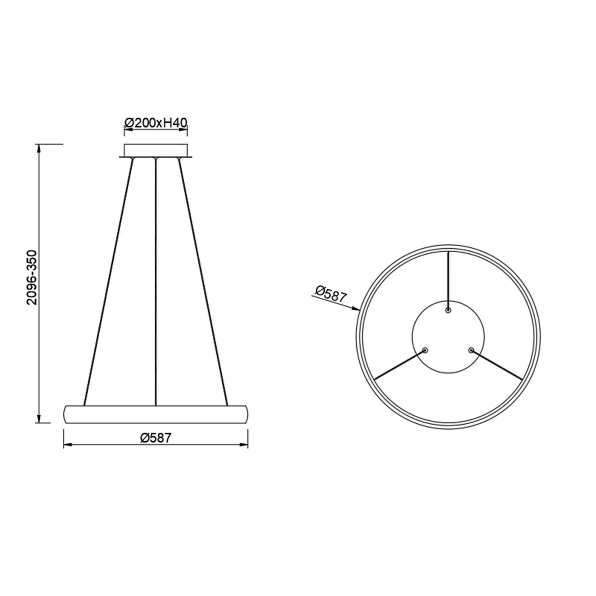 Sospensione led FLATS - immagine 7