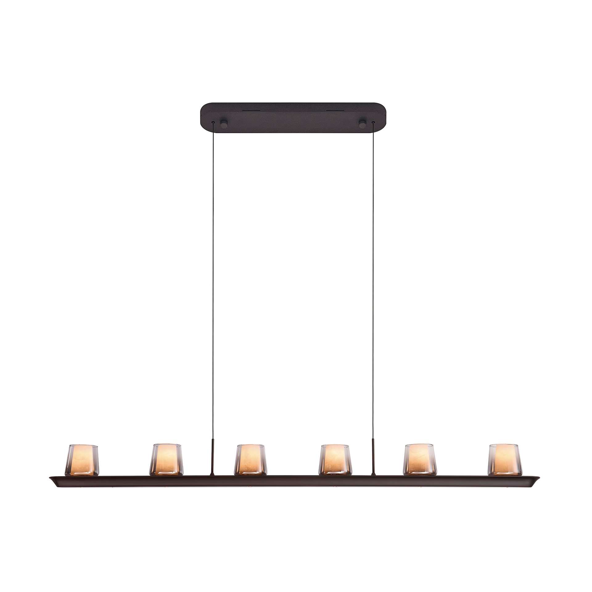 Sospensione lineare led ALABASTRO - immagine 6
