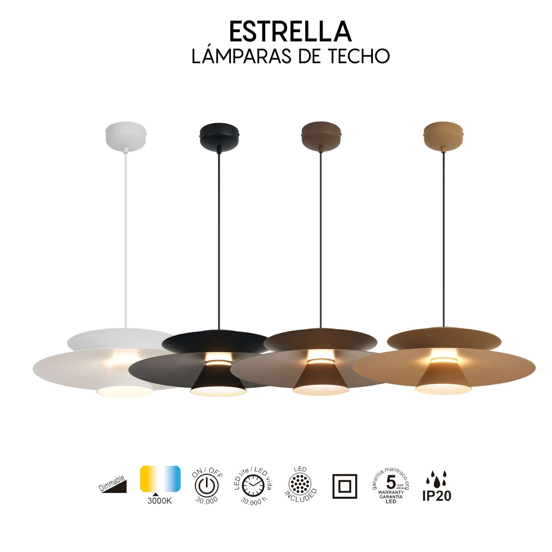 Sospensione Estrella led - immagine 6