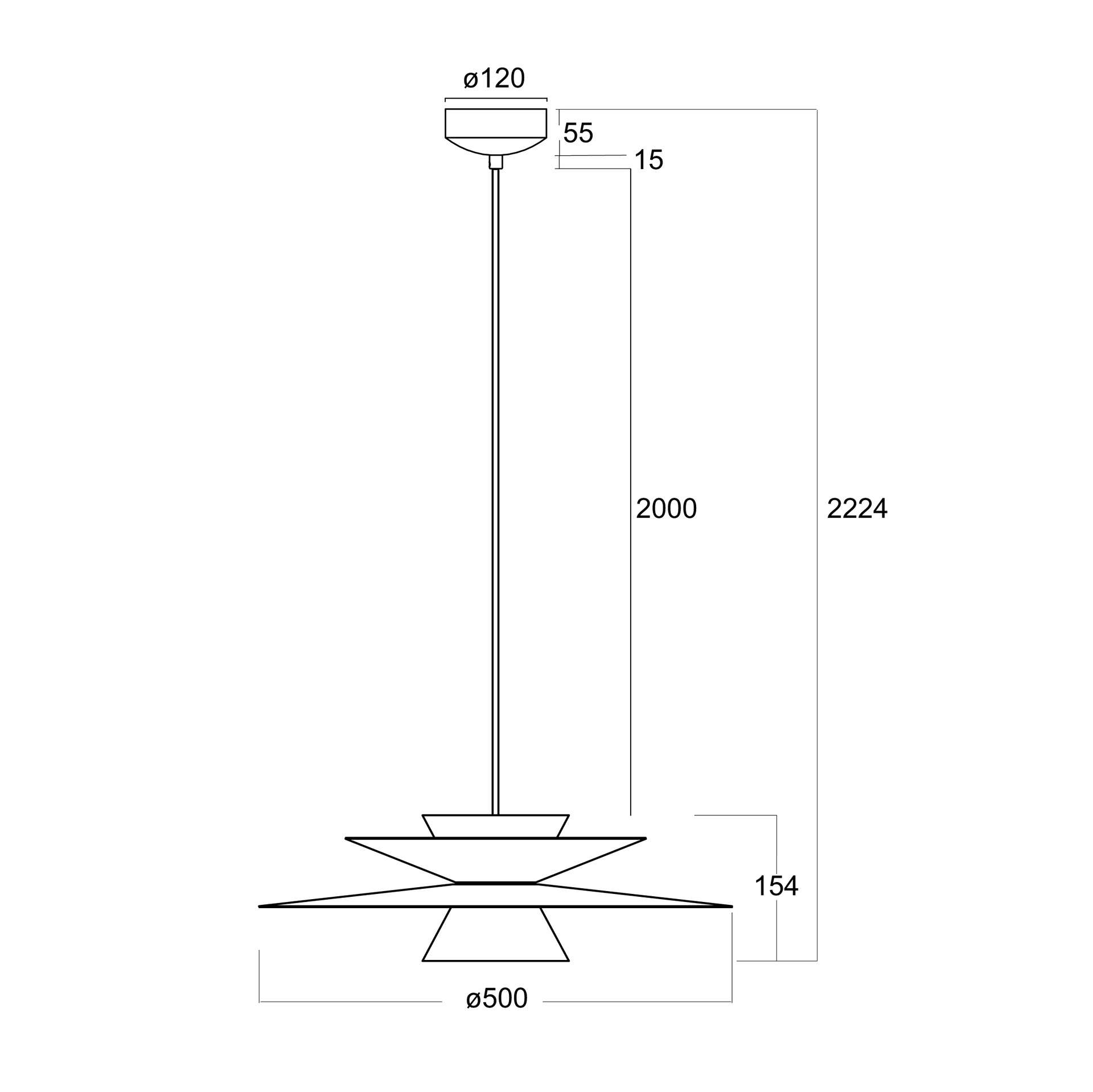 Sospensione Estrella led - immagine 10