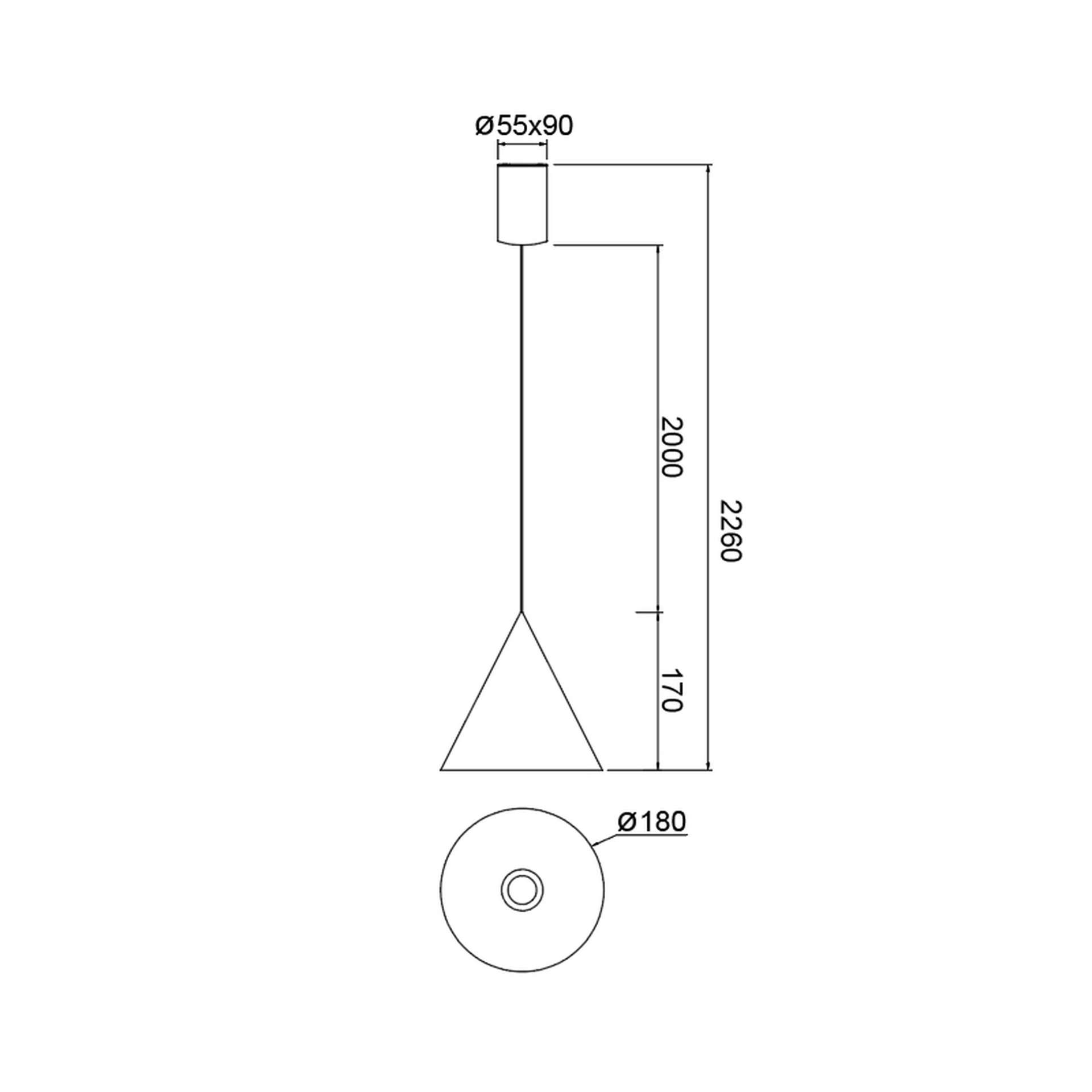 Sospensione led CONO - immagine 18