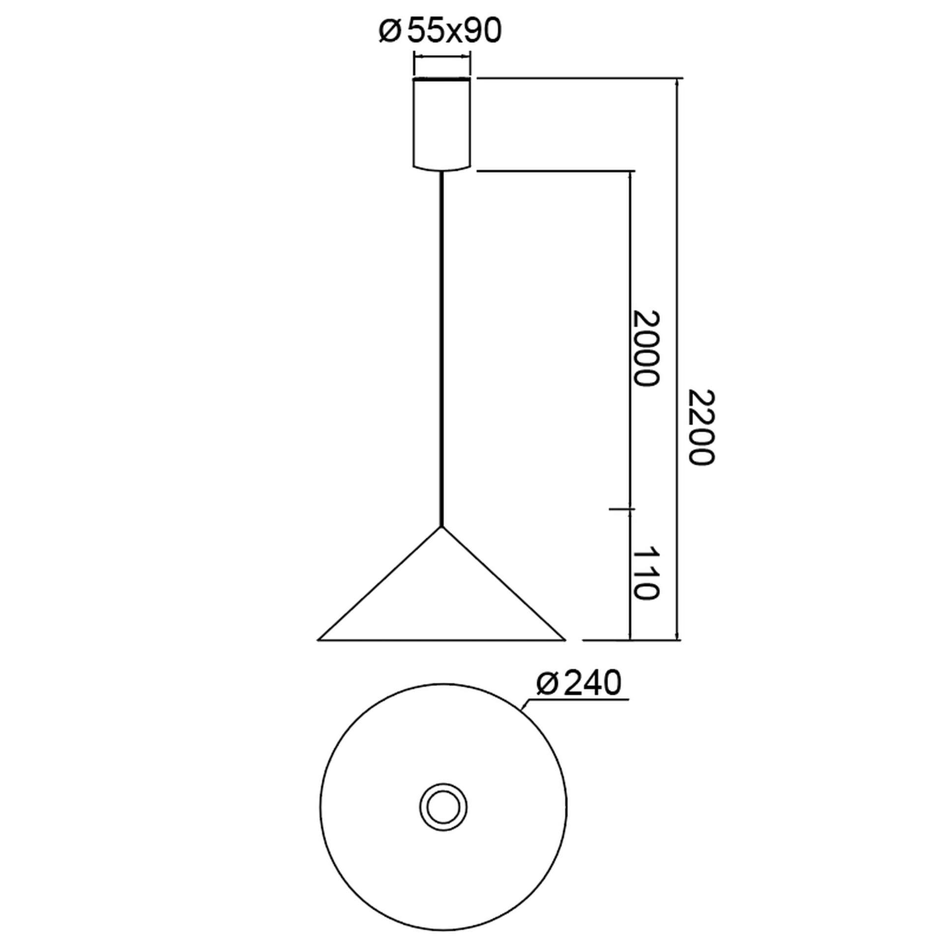 Sospensione led CONO - immagine 19