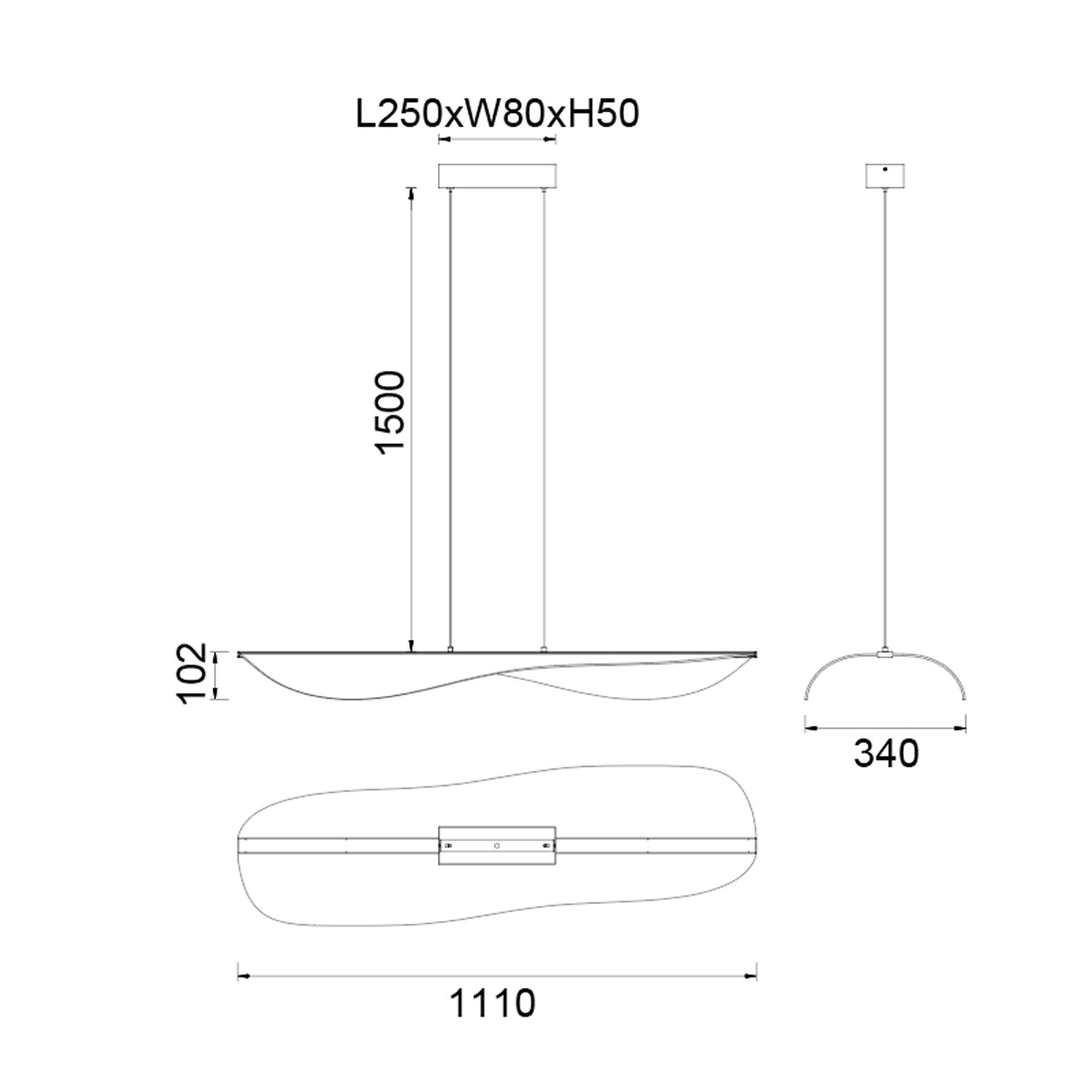 Sospensione BIANCA CCT led - immagine 11