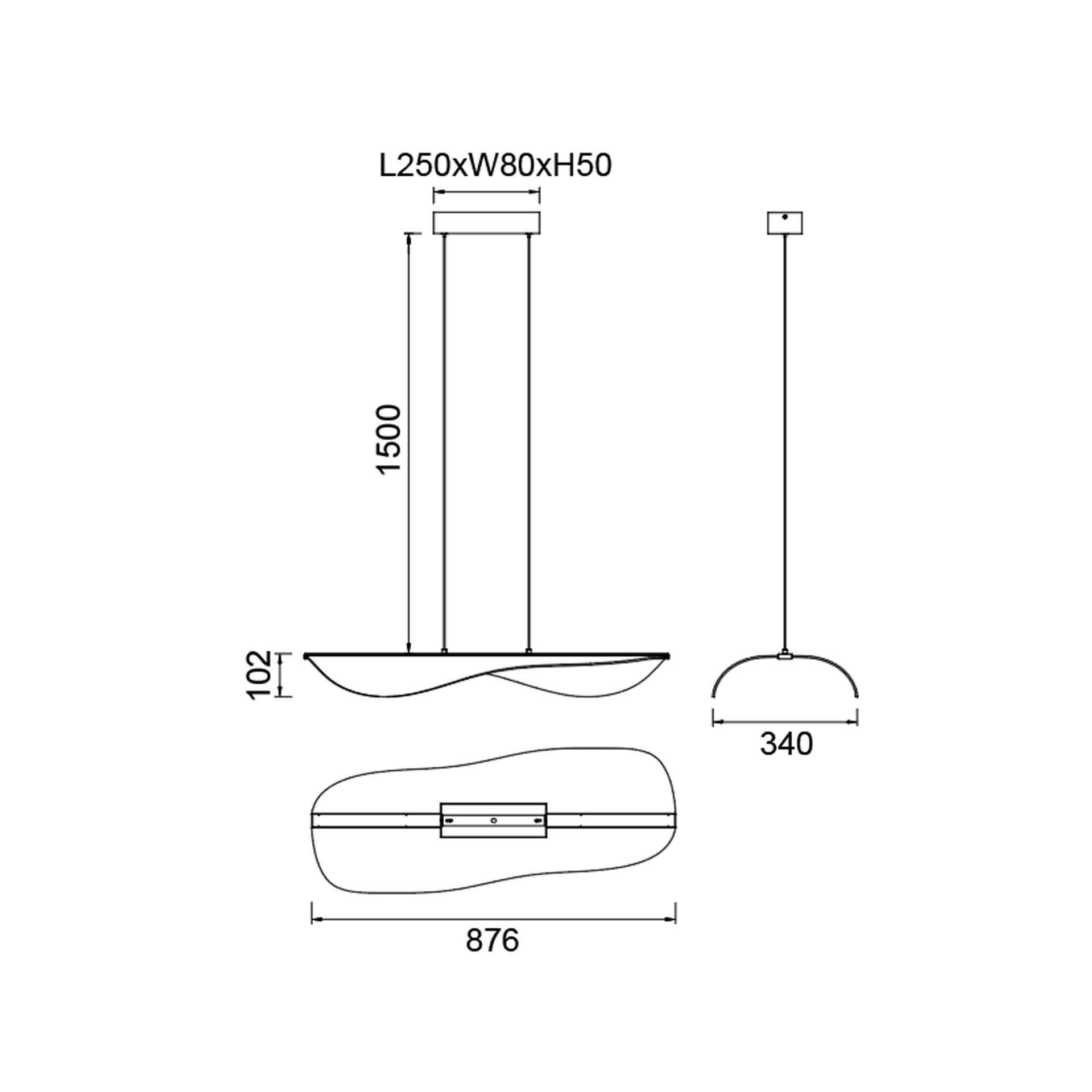 Sospensione BIANCA CCT led - immagine 12