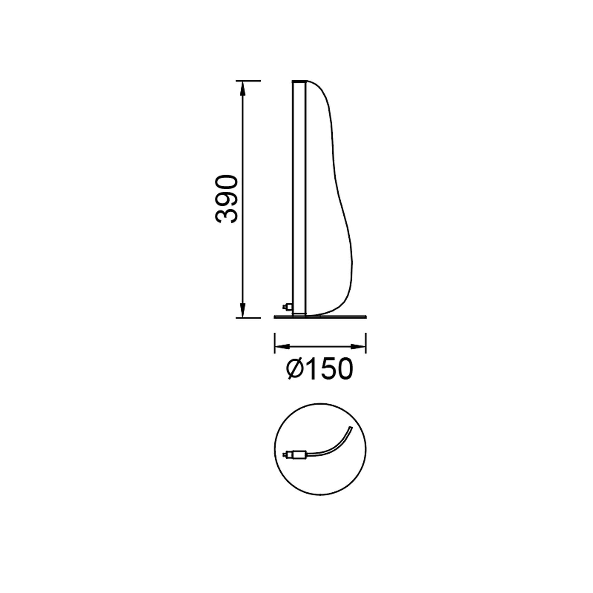 Lampada da tavolo BIANCA CCT led 12W - immagine 6
