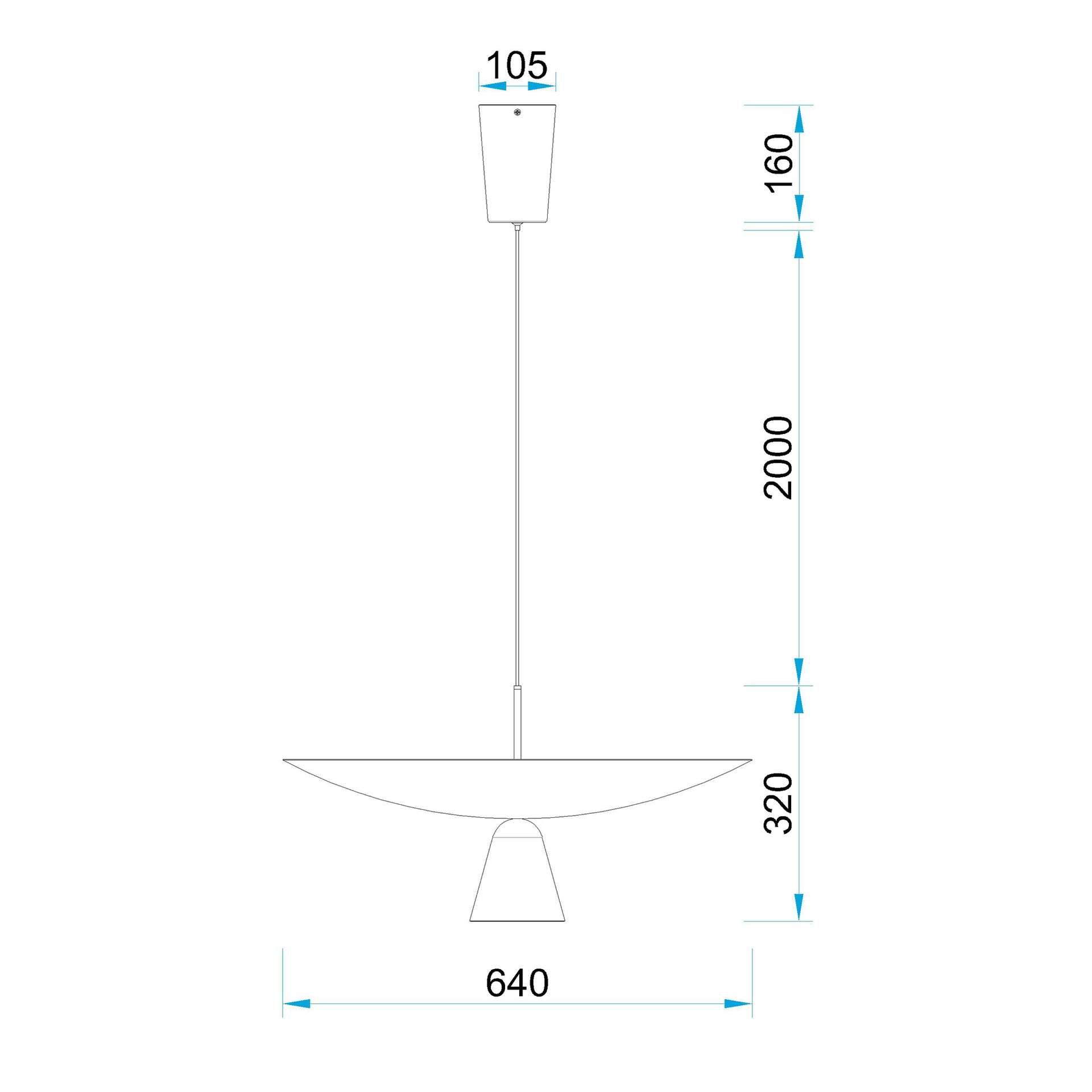 Sospensione VORTEX led 40W - immagine 8