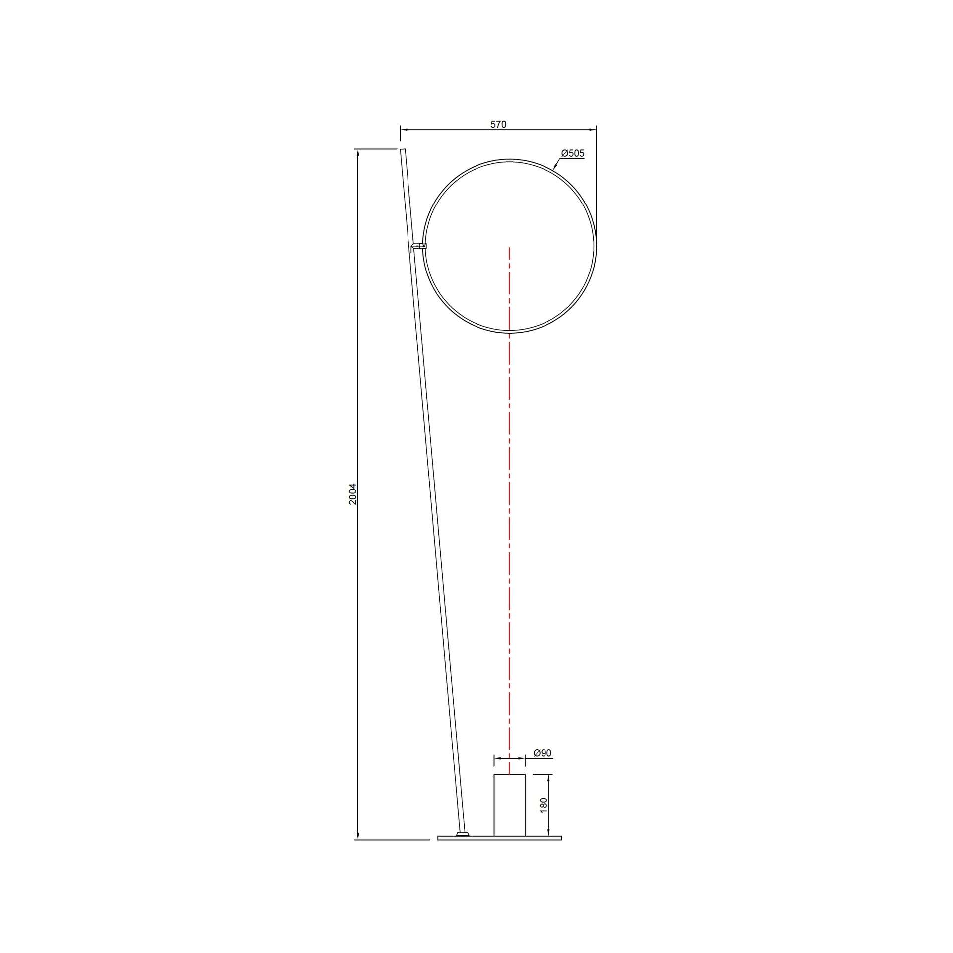 Lampada da terra ZENITH led 20W - immagine 8