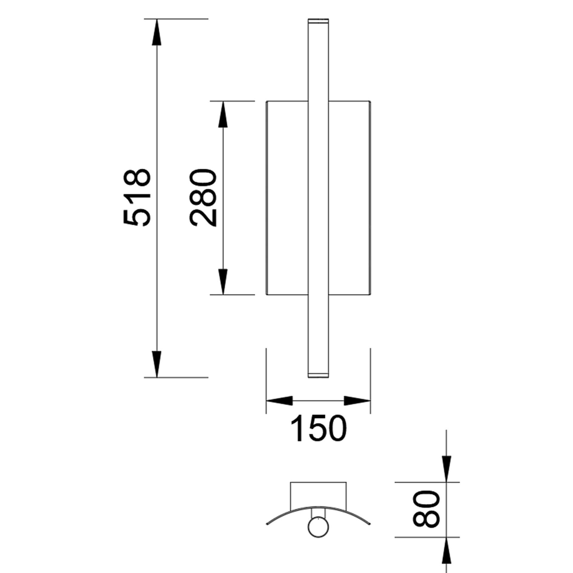 Applique VELA METAL led 10W - immagine 9