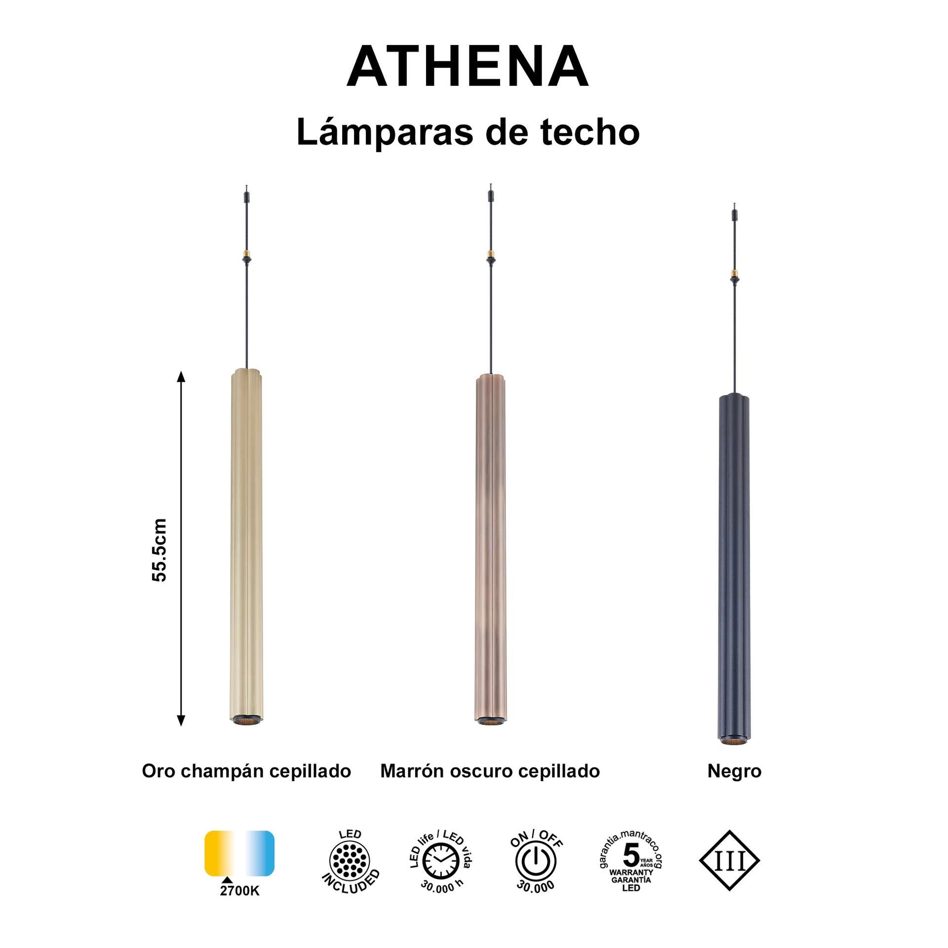 Sospensione ATHENA led 10W - immagine 6