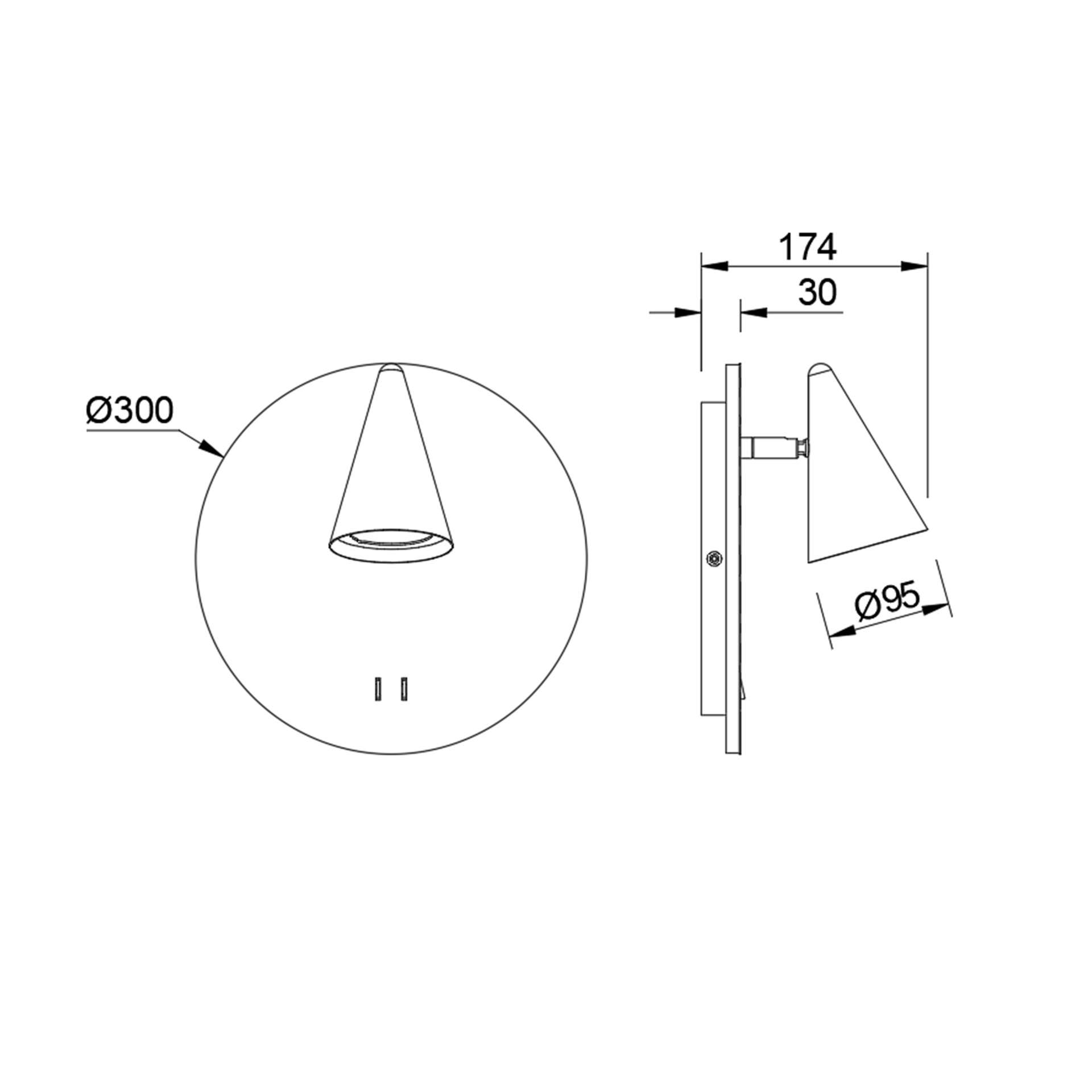 Applique CICLOPE led 18W - immagine 8
