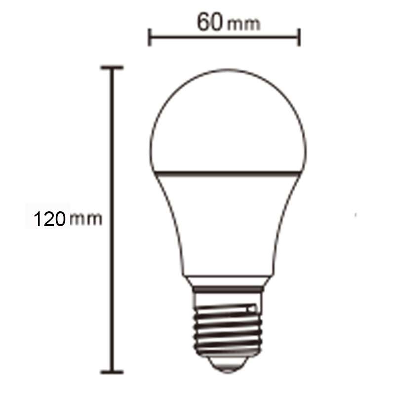 BOX 10PZ Lampadina sfera Led E27 14w - immagine 4