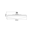 BOX 10PZ Lampadina UFO E27 CCT 2700K 3200K 4000K - immagine 5